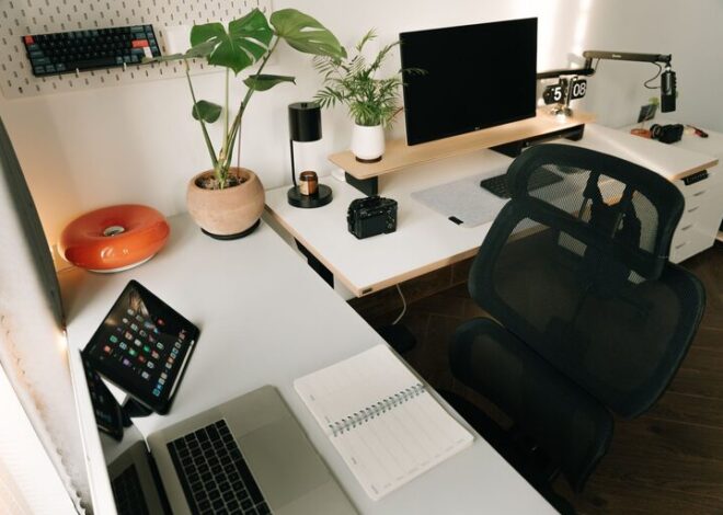 Consejos para organizar un espacio de trabajo en casa eficiente y cómodo